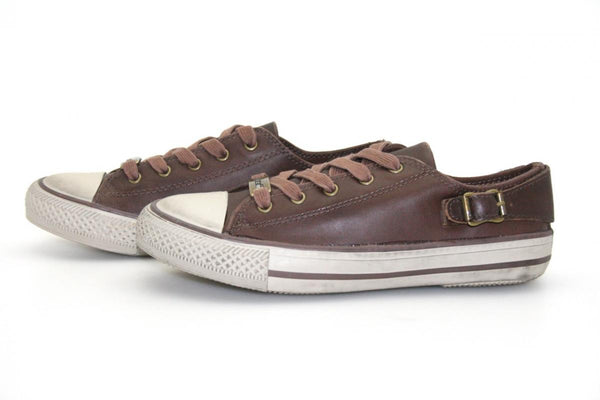 Belstaff Women's 757182 jair low lady brown Leather Sneaker