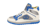 Gucci Men's Blue Leather Mac80 High-Top Sneaker 759033
