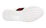 Gucci Women's White Leather + Nylon Nora Sneaker 832461