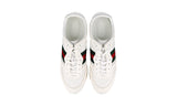 Gucci Women's White Leather + Nylon Nora Sneaker 832461