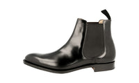 Church's Men's Black welt-sewn Leather Houston Chelsea Boot Half-Boot A2924F