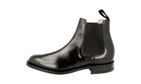 Church's Men's Black welt-sewn Leather Half-Boot A2926F