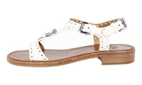 Church's Women's White Leather Sandals A74030