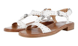 Church's Women's White Leather Sandals A74030