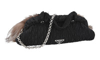 Prada Women's Silver Shoulder Bag BN1329