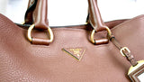 Prada Women's Brown Leather Shopper BN1713