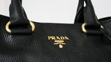 Prada Women's Black Leather Shopper BN2754