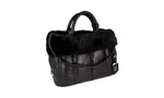 Prada Women's BN2809 Black Leather Shoulder Bag