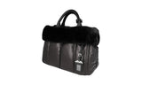 Prada Women's Black Leather Shoulder Bag BN2809