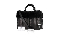 Prada Women's Black Leather Shoulder Bag BN2809