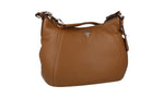 Prada Women's BR5096 Brown Leather Shoulder Bag