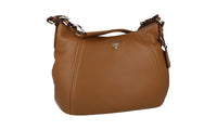 Prada Women's BR5096 Brown Leather Shoulder Bag