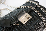 Prada Women's Black Leather Gaufre Shoulder Bag BT0939