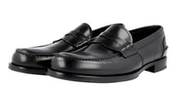 Miu Miu Men's Black Leather Penny Business Shoes DNC089