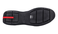 Prada Men's Black Leather Americas Cup Sneaker DNC096