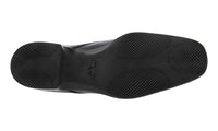 Prada Men's Black Leather Derby Business Shoes DNC102
