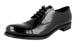 Prada Men's DNC103 B4L F0002 welt-sewn Leather Business Shoes
