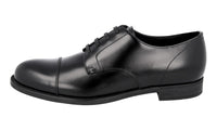 Prada Men's Black welt-sewn Leather Business Shoes DNC108