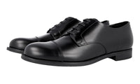 Prada Men's Black welt-sewn Leather Business Shoes DNC108