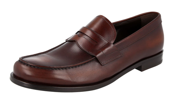 Prada Men's DNC110 3F33 F0038 Leather Business Shoes