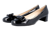 Prada Women's Black Leather Pumps / Heels DNC666