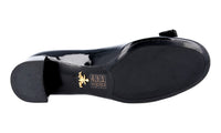 Prada Women's Black Leather Pumps / Heels DNC666