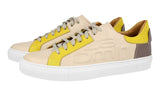 Malo Men's Beige Leather Logomania Sneaker EL053