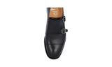 Church's Men's Black welt-sewn Leather Cowes Paddock Monk Strap Business Shoes EOB029