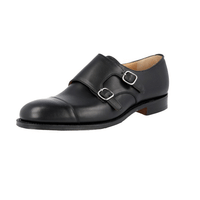 Church's Men's Black welt-sewn Leather Cowes Paddock Monk Strap Business Shoes EOB029