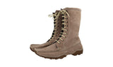 Bottega Veneta Men's Grey Leather Boots Ice
