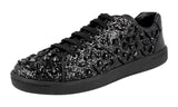 Car Shoe by Prada Women's KDE59M 302Y F0002 Leather Sneaker