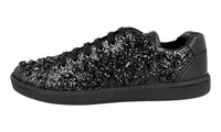 Car Shoe by Prada Women's Black Leather Sneaker KDE59M