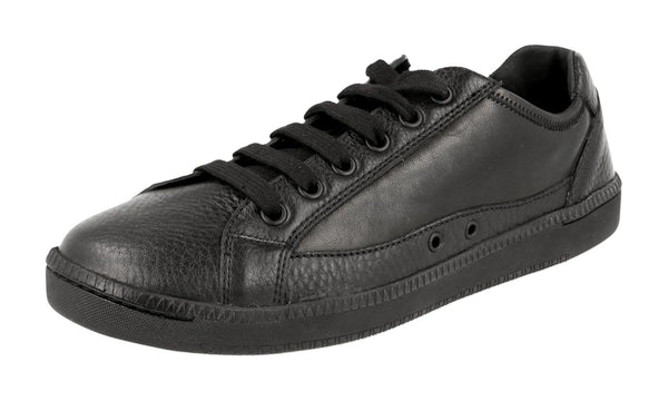 Car Shoe by Prada Women's KDE66K 038 F0002 Leather Sneaker