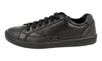 Car Shoe by Prada Women's Black Leather Sneaker KDE66K