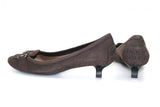 Tod's Women's Brown Leather Pumps / Heels KLI mo