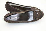 Tod's Women's Brown Leather Pumps / Heels KLI mo