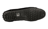 Car Shoe by Prada Men's Black Leather Sneaker KUE744