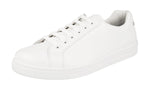 Prada Men's LE0172 999 F0009 Leather Sneaker