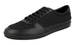 Prada Men's LI0679 999 F0002 Saffiano Leather Nylon Sneaker