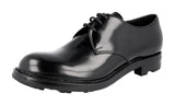 Prada Men's PCU009 999 F0VVV PR18 welt-sewn Leather Business Shoes