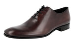 Prada Men's PCU010 999 F0VVV CORDOVAN Leather Business Shoes