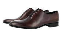 Prada Men's Brown Leather Oxford Business Shoes PCU010