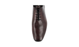 Prada Men's Brown Leather Oxford Business Shoes PCU010