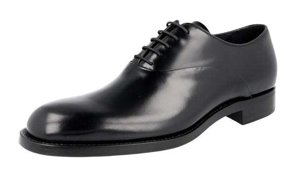 Prada Men's PCU010 999 F0VVV PR05 welt-sewn Leather Business Shoes
