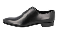 Prada Men's Black Leather Oxford Business Shoes PCU010