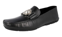 Prada Men's PE0550 999 F0002 Leather Loafers