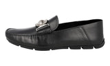 Prada Men's Black Leather Driving Loafer Loafers PE0550