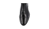 Prada Men's Black Full Brogue Leather Oxford Business Shoes PE0581