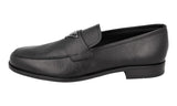 Prada Men's Black Saffiano Leather Penny Loafer Loafers PE0837