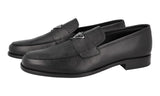 Prada Men's Black Saffiano Leather Penny Loafer Loafers PE0837